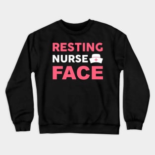 Resting Nurse Face Crewneck Sweatshirt